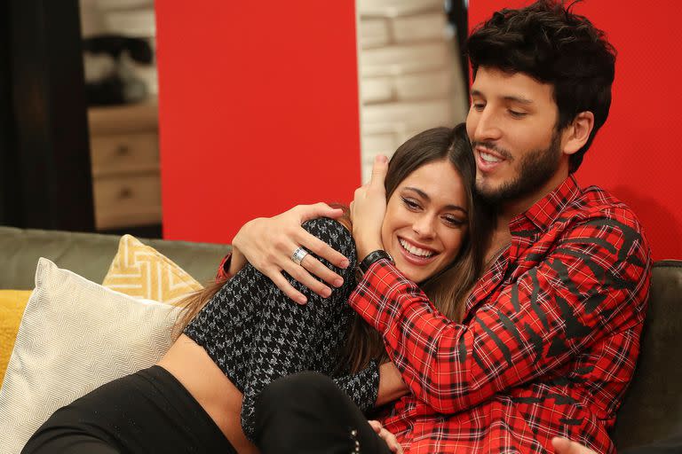 Singers Martina Tini Stoessel and Sebastian Yatra at photocall for promotion tv show La Voz in Madrid on Thursday, 23 January 2020.