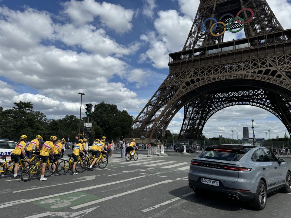 PARIS, FRANCE - JULY 06: Olympic Games Paris 2024 preparations continue in Paris, France on July 06, 2024. (Photo by Ahsan Mohammed Ahmed Ahmed/Anadolu via Getty Images)