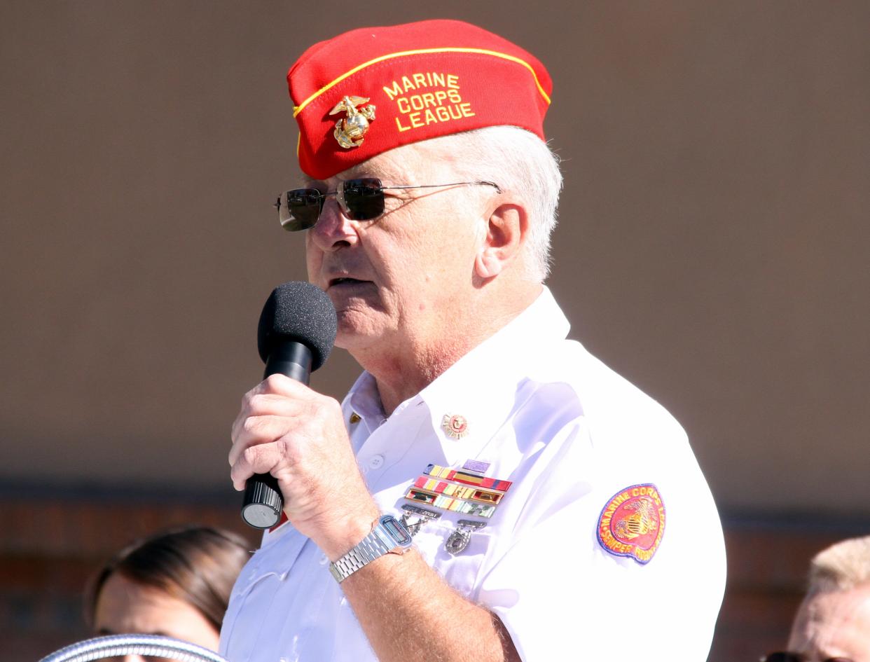 American Legion Bataan Post 4 Commander Thom Barry. (Photo: Bill Armendariz - Headlight Photos)