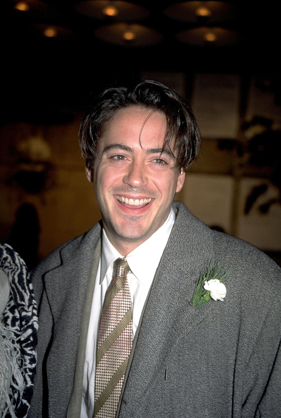 Robert Downey Jr. laughing