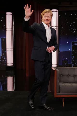 <p>Disney/Randy Holmes</p> Jesse Plemons appears on 'Jimmy Kimmel Live!' on June 11, 2024.