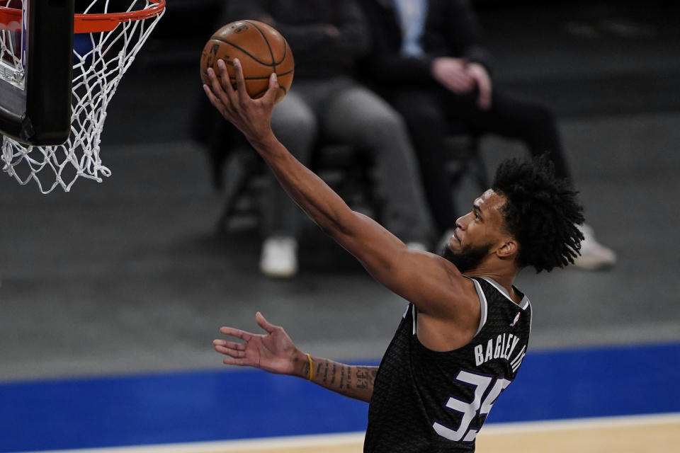 Marvin Bagley III近日再受傷勢困擾。（AP Photo/John Minchillo, Pool）