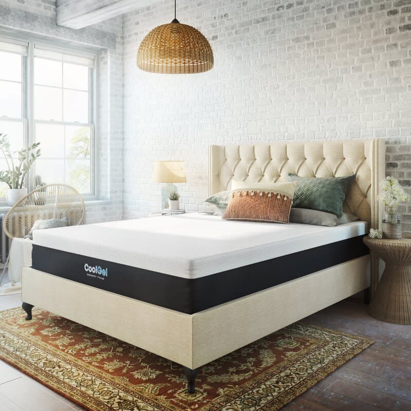 Cool Gel technology makes this a dreamy choice for sweaty sleepers.  (Photo: Wayfair)