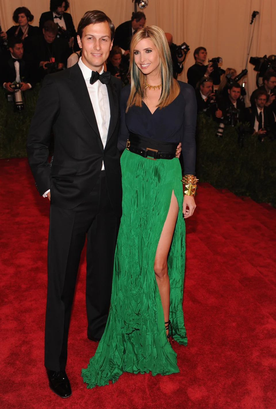 Ivanka Trump and Jared Kushner at the Met Gala in 2013