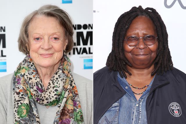 <p>Mike Marsland/WireImage; Rob Kim/Getty</p> Maggie Smith and Whoopi Goldberg