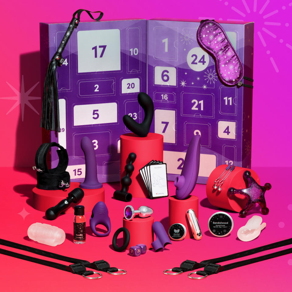 Designed with couples in mind, this advent comes with £425.99 worth of products. (Lovehoney)