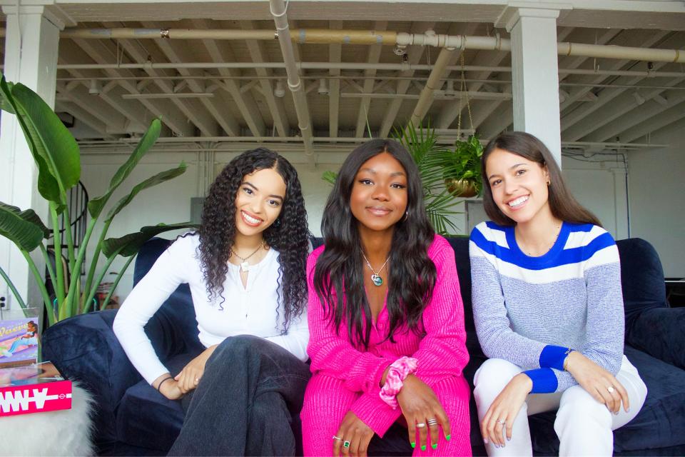 Waeve founders (Left to right: Tiiso McGinty, Mary Imevbore, and Susana Hawken)