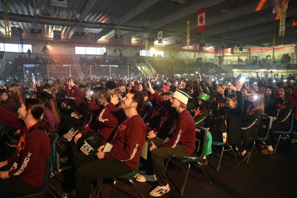 Saturday's Closing Ceremonies saw all the athletes gather for one last hurrah before heading home.
