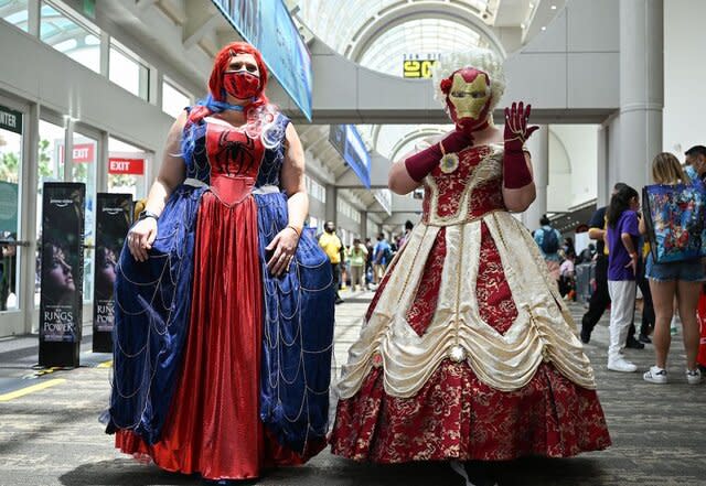 Cosplayers on Day 2 of San Diego Comic-Con 2022