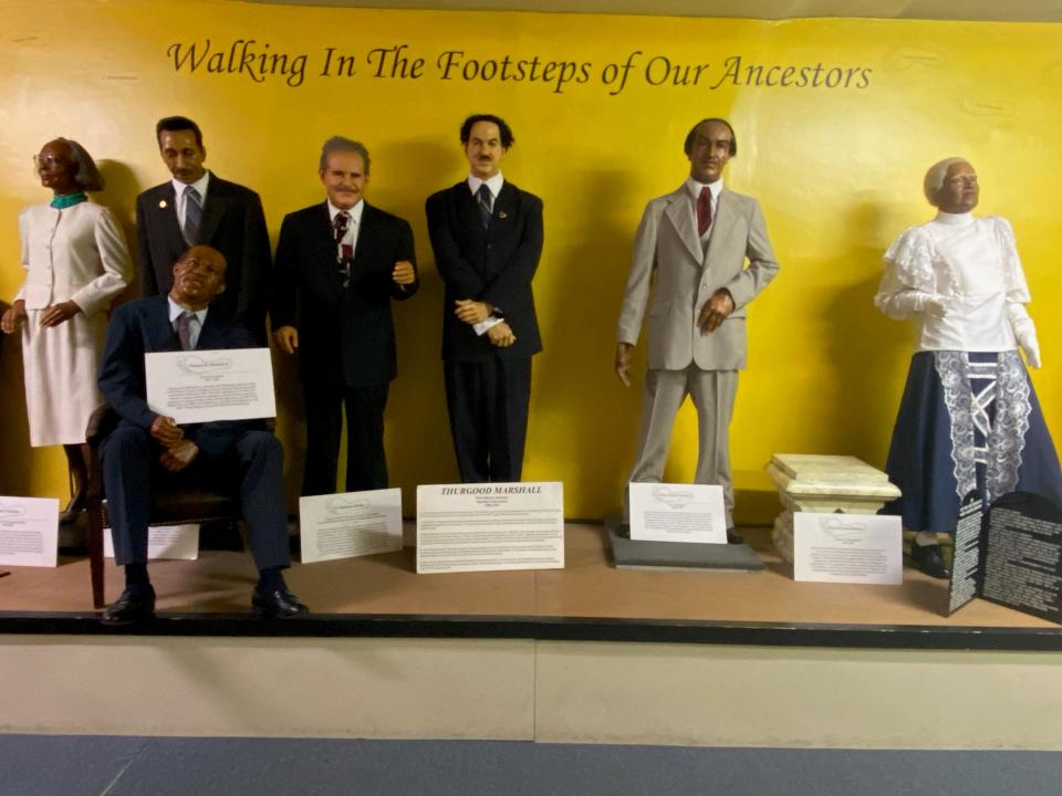 Wax figures are on display at the National Great Blacks in Wax Museum in Baltimore. The museum will be bringing a traveling wax exhibit to Fort Pierce Feb. 10-12.