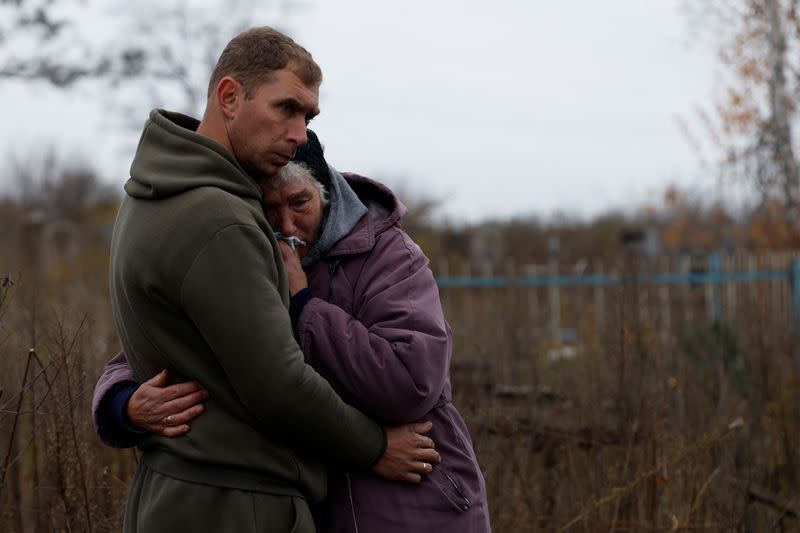 The Wider Image: A Ukrainian woman's harrowing quest to find her family