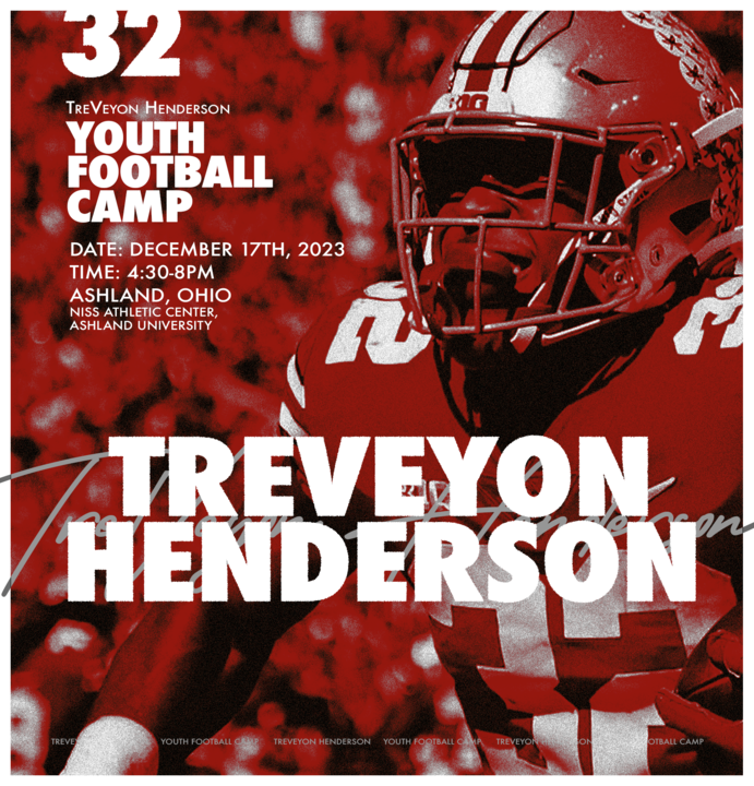 TreVeyon Henderson Youth Football Camp Flyer