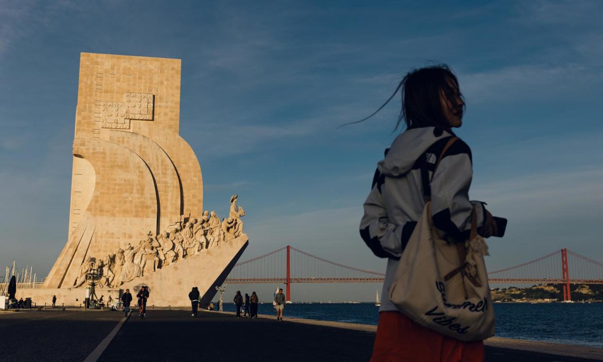 <span>Family Albums: Photographs of the African Diaspora in Greater Lisbon (1975 to Today) is at Padrão dos Descobrimentos in Lisbon.</span><span>Photograph: Maria Abranches/The Guardian</span>