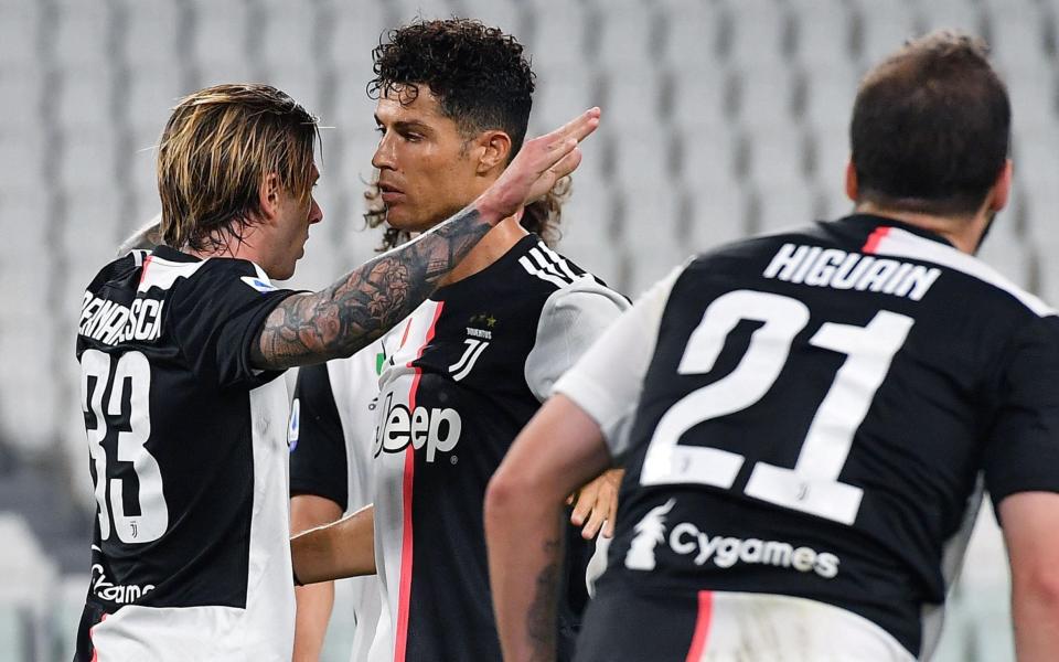 Juventus celebrate defeating Sampdoria and claiming the Serie A title - SHUTTERSTOCK