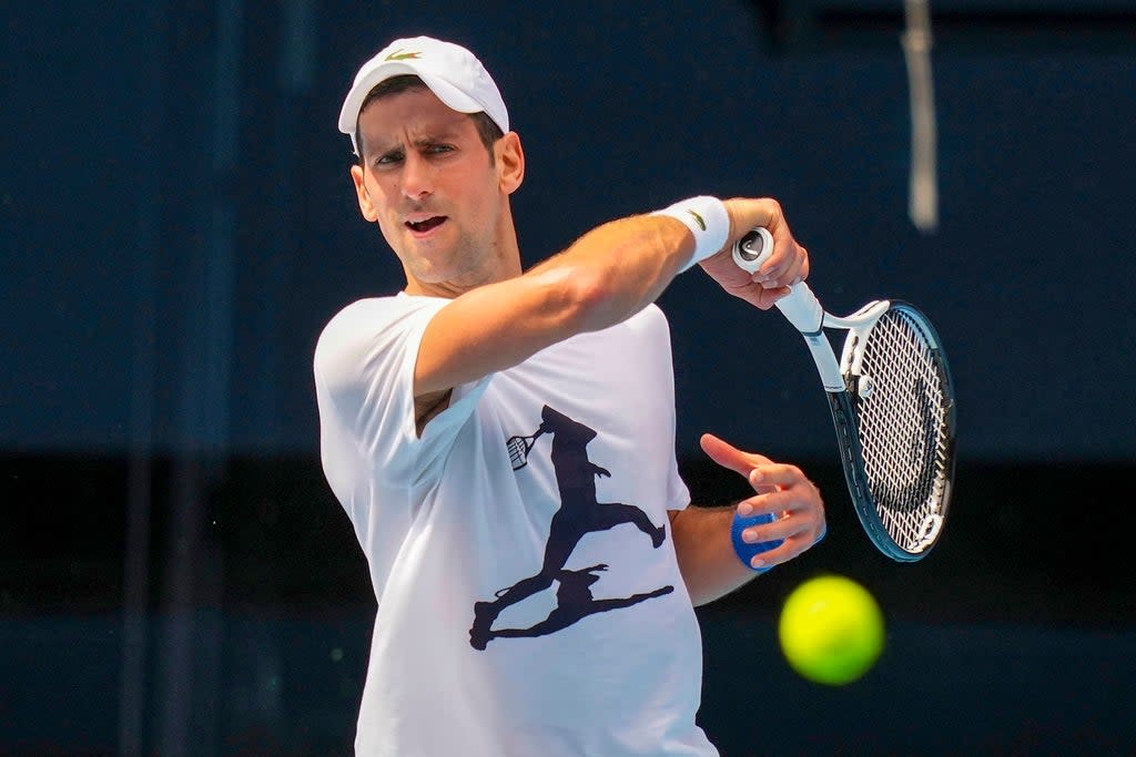 Las tribulaciones de Novak Djokovic han sido noticia de primera plana en todo el mundo (Scott Barbour/Tennis Australia vía AP) (AP)