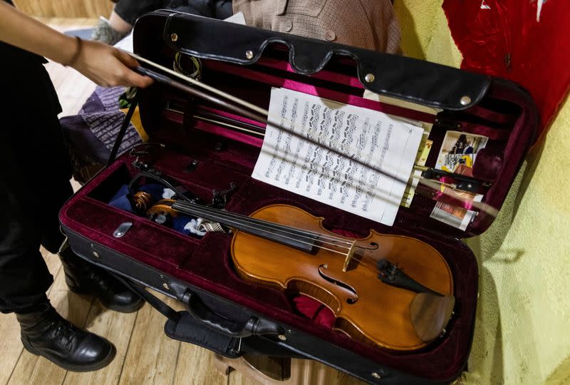 The Wider Image: Musicians fleeing Russia find a new audience in Georgia