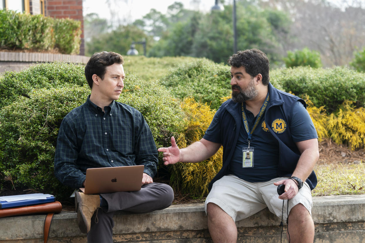 Brian Jordan Alvarez, left, and Sean Patton in <i>English Teacher</i><span class="copyright">Tina Rowden—FX</span>