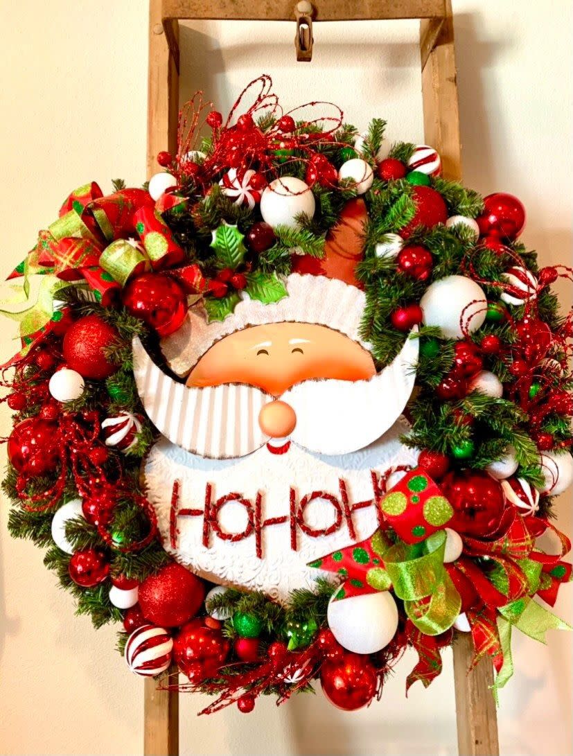 Ho Ho Ho Wreath