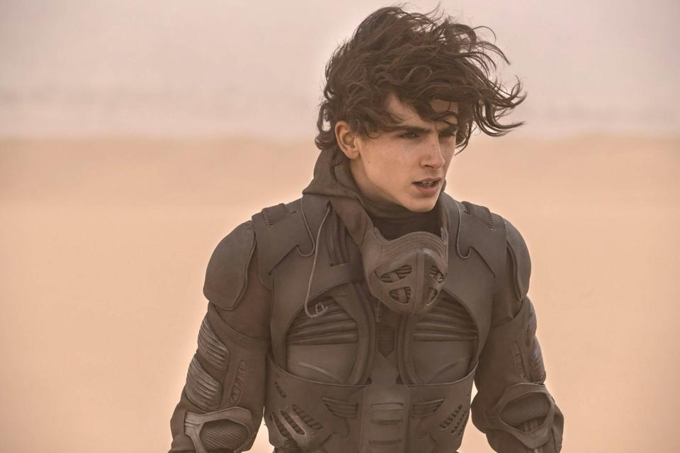 Timothée Chalamet en Dune: Part Two (2024), Warner Bros. Pictures.
