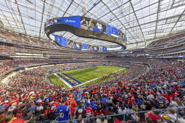 FAN PHOTOS: Rams fans at SoFi Stadium for NFC Championship win over San  Francisco 49ers