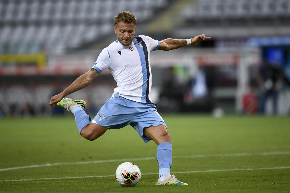 Consigliati: Milinkoivc Savic - Luis Alberto - Immobile Sconsigliati. Gabriel - Calderoni - Petriccione. (Photo by Nicolò Campo/LightRocket via Getty Images)