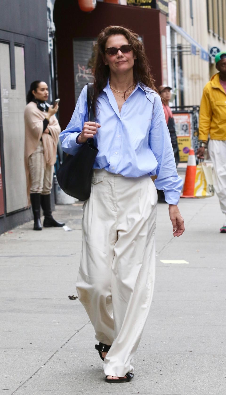 Katie Holmes in New York City April 2024