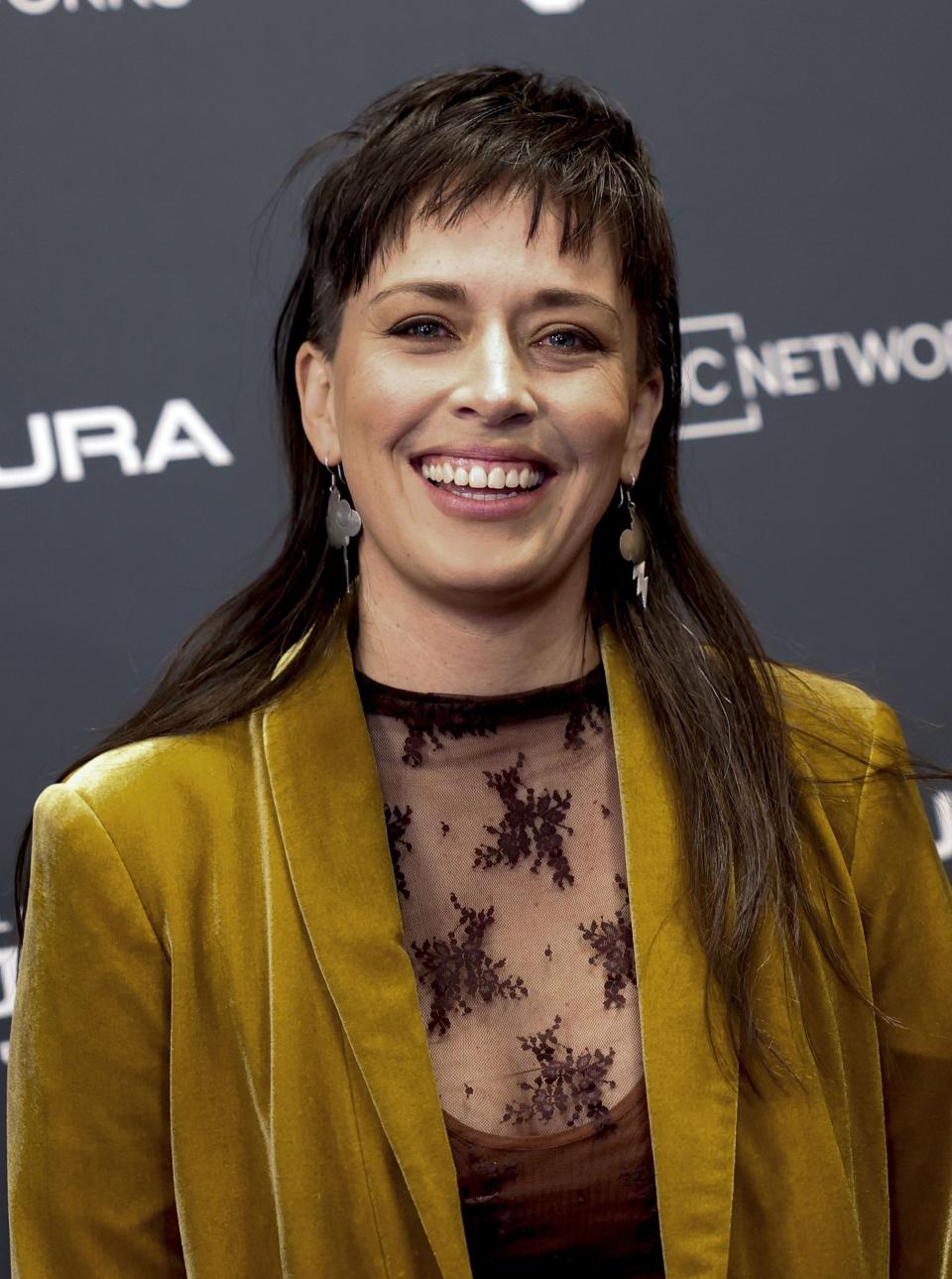 Director Alexandria Bombach poses for photos at the premiere of “It’s Only Life After All” at the Ray Theatre in Park City on Thursday, Jan. 19, 2023. Bombach’s documentary tells the story of the folk rock duo, Indigo Girls. | Laura Seitz, Deseret News