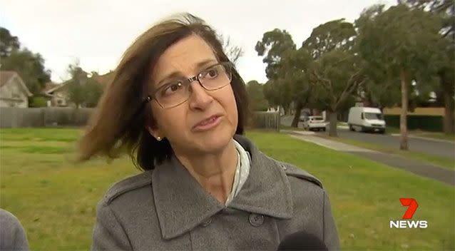 Brighton resident Rosetta Caponio feared the occupants could bring social issues to her neighbourhood. Picture: 7 News