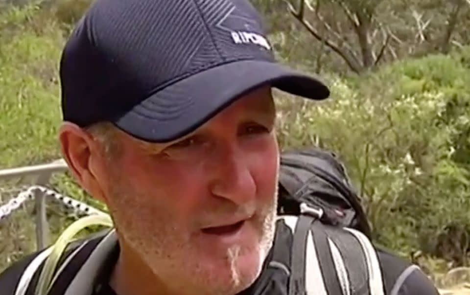 Bushwalker Mike Burgess heard screaming and knew there would be 