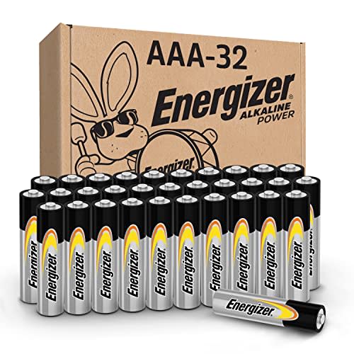 Energizer Alkaline Power AAA Batteries (32 Pack), Long-Lasting Triple A Batteries - Packaging M…