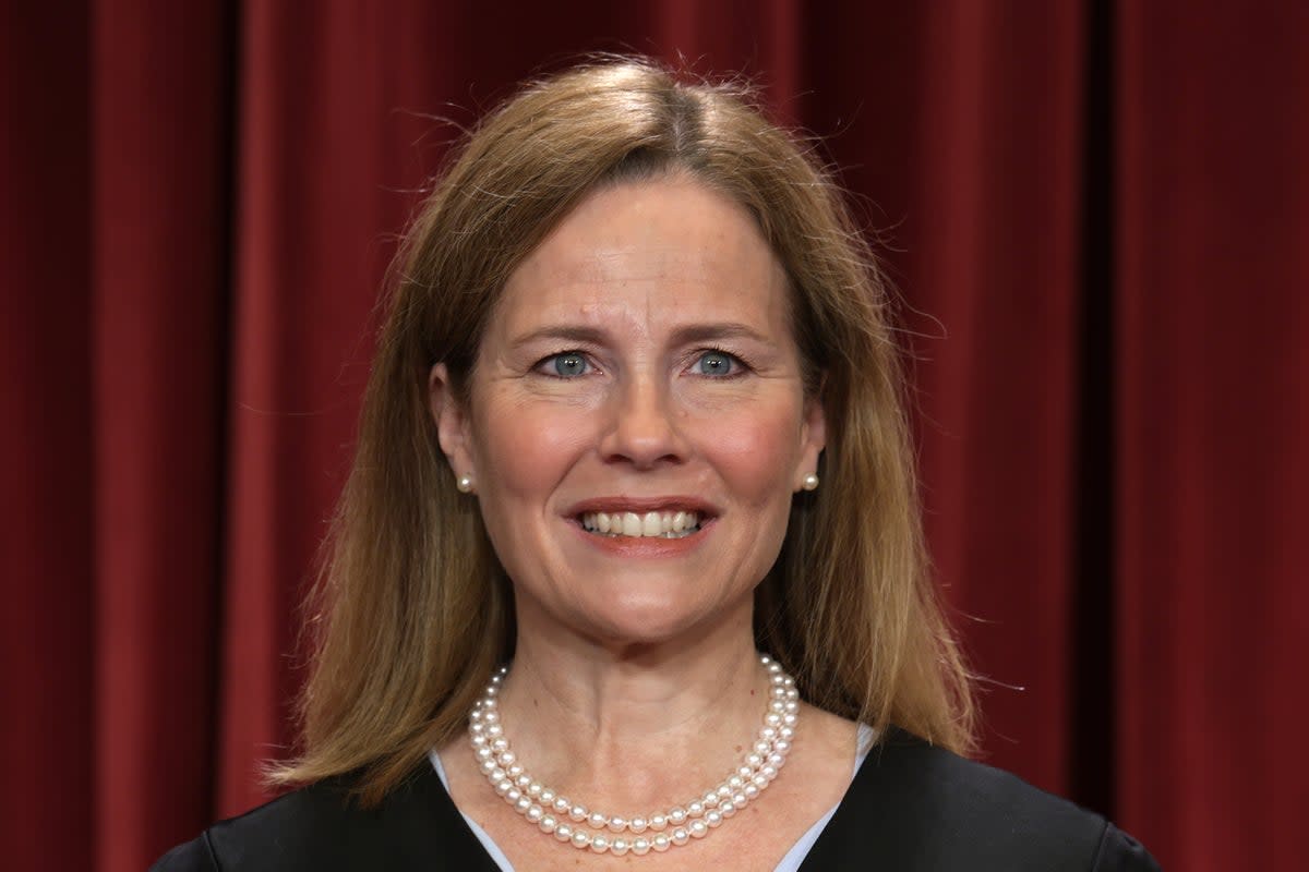 Justice Amy Coney Barrett sided with her liberal colleagues in refuting the majority’s decision to block an EPA provision  (Getty Images)