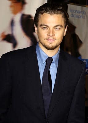 Leonardo DiCaprio at the Hollywood premiere of Dreamworks' Catch Me If You Can