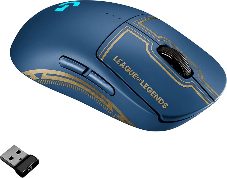 Logitech G PRO Wireless Gaming Mouse against white background.