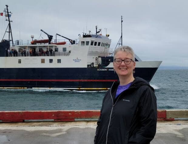 Katherine Walters has lived on Bell Island for 10 years and says in the last six years, the island's residents have had a one-boat service more often than 'probably ever' before.  (Submitted by Katherine Walters - image credit)