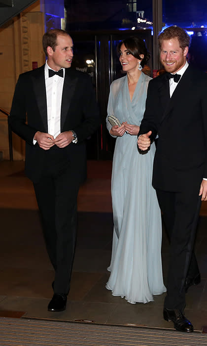 Prince William, Kate Middleton and Prince Harry