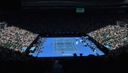 Australian Open, Day 1. (AFP Photo/Saeed Khan)