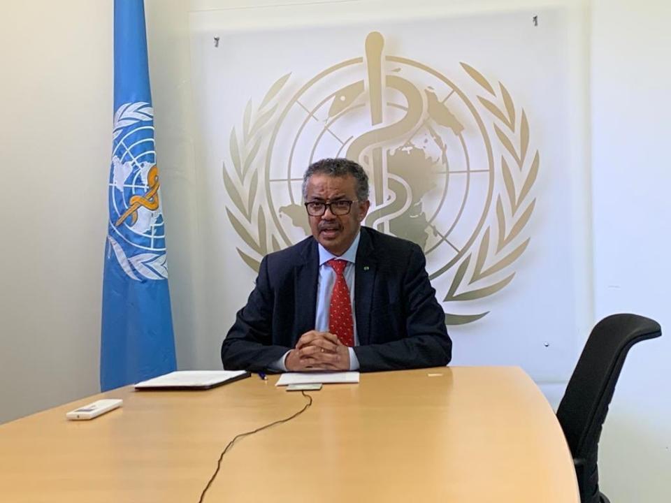 WHO秘書長譚德賽。   圖：翻攝自DrTedros 推特