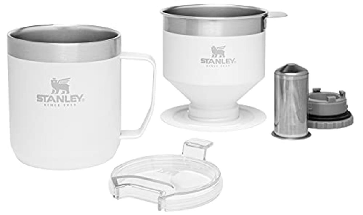 Stanley Classic The Perfect-Brew Pour Over Gift Set Elevate Your Coffee Experience with Precision Pouring and Timeless Style | 20oz/12oz | Polar (AMAZON)