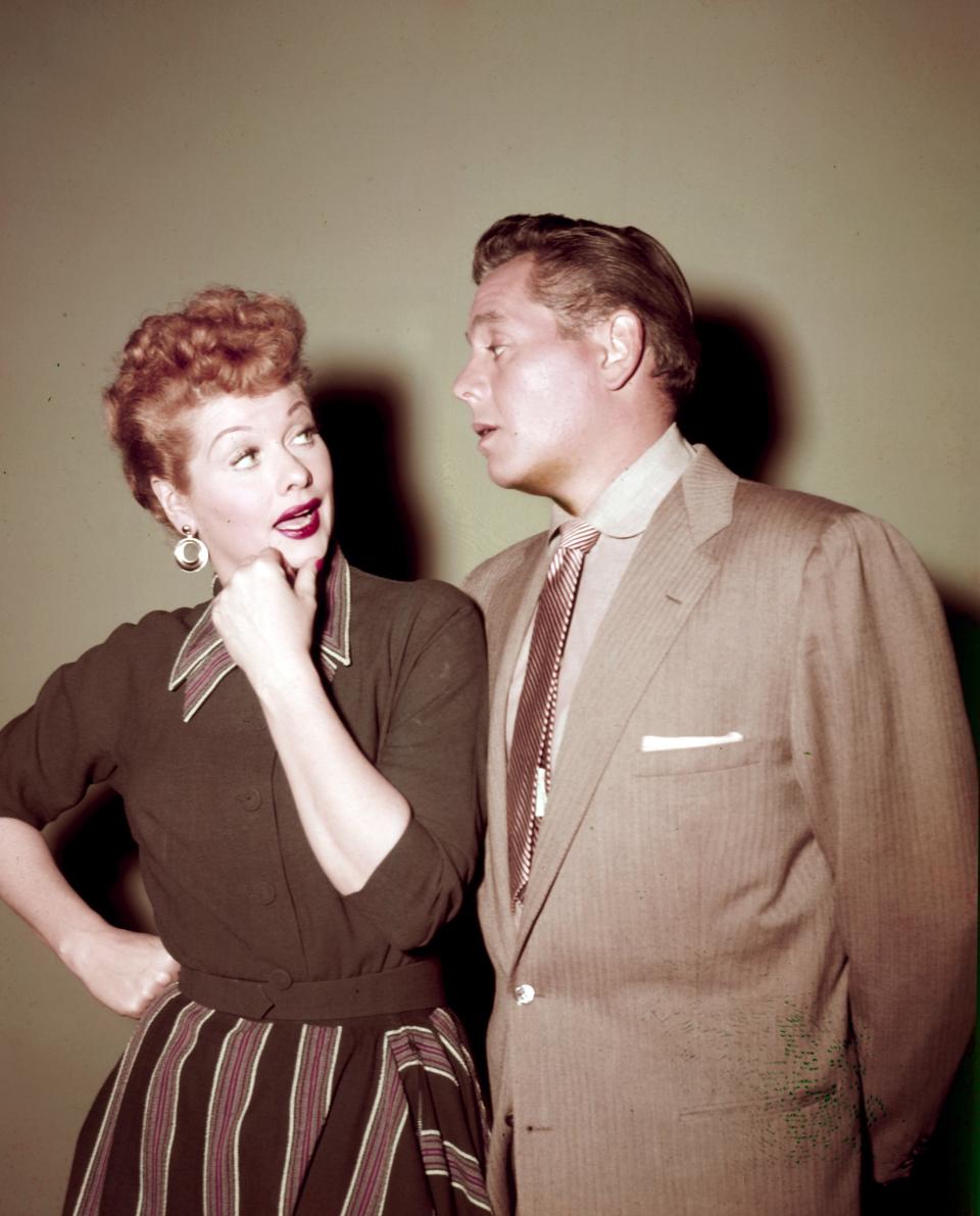 Lucille Ball and Desi Arnaz photographed in the mid 1950s. (Photo: Everett Collection)