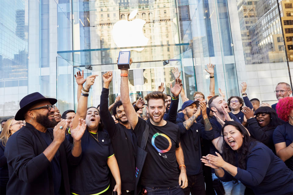 Jubelstimmung in New York bei iPhone 11-Launch (Foto: © Apple)