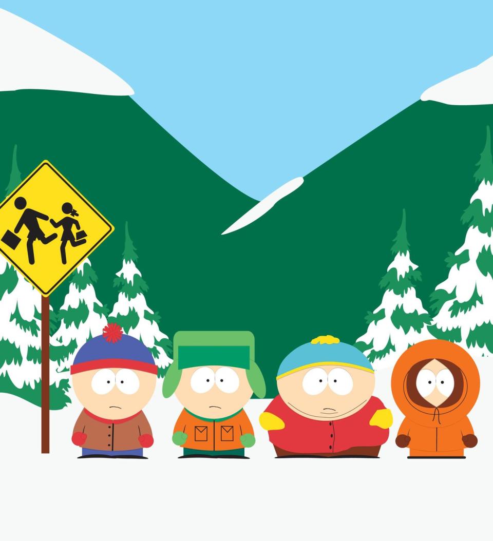 stan, kyle, cartman, kenny, south park