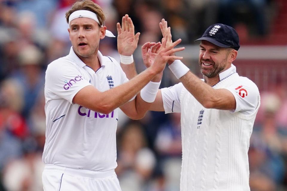 Stuart Broad and James Anderson will feature for England this week (David Davies/PA) (PA Wire)