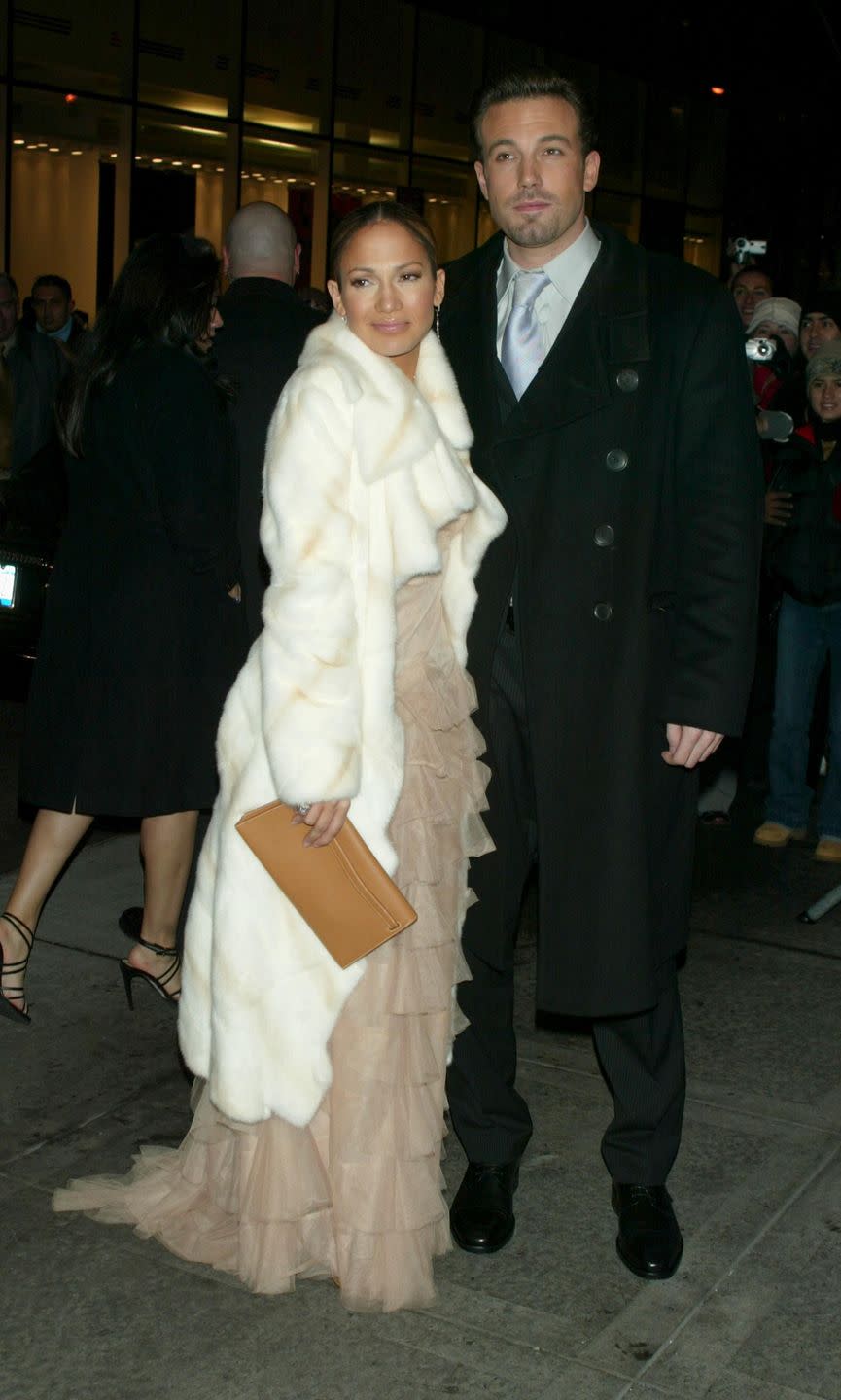 2002: Ben Affleck and Jennifer Lopez