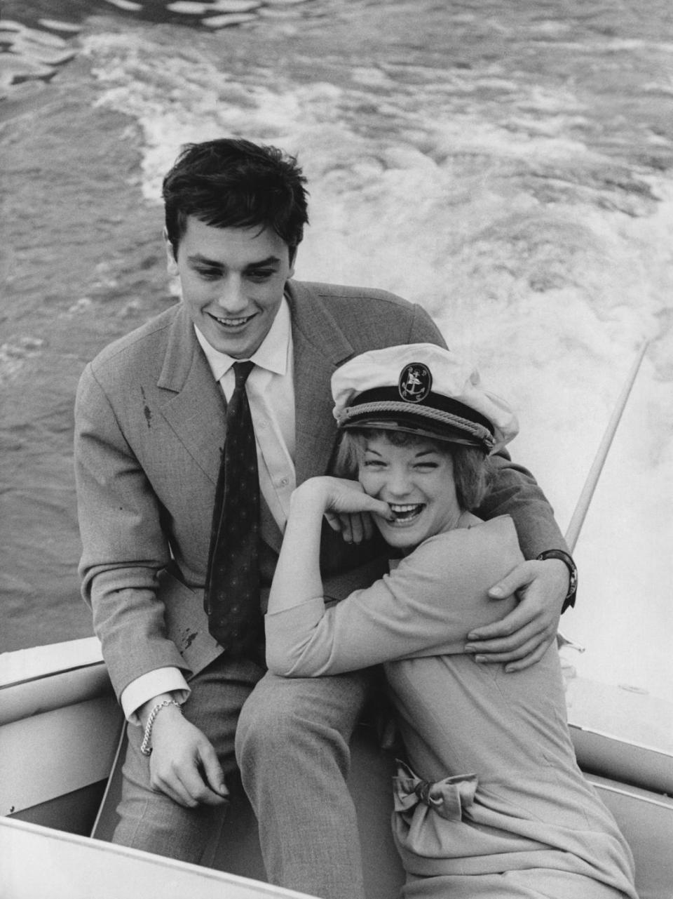 1959: Alain Delon and Romy Schneider