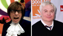 Mike Myers: Myers has pulled a Tom Jones and finally ditched the Just For Men. The result is distinguished, though might make have to make the subtitle of the next Austin Powers movie Silver Fox.