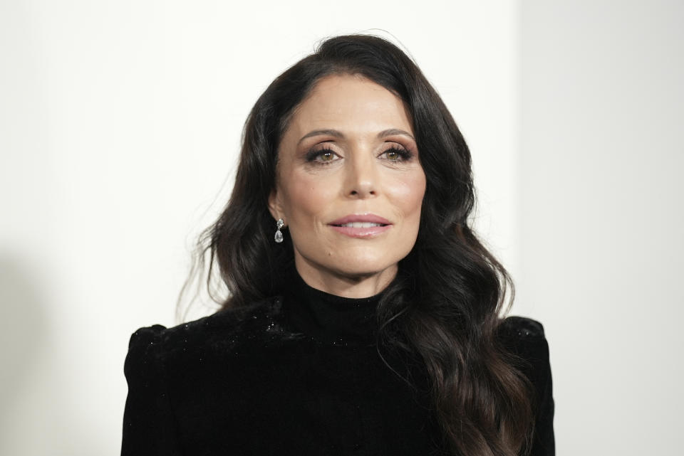 closeup of bethenny frankel at an event