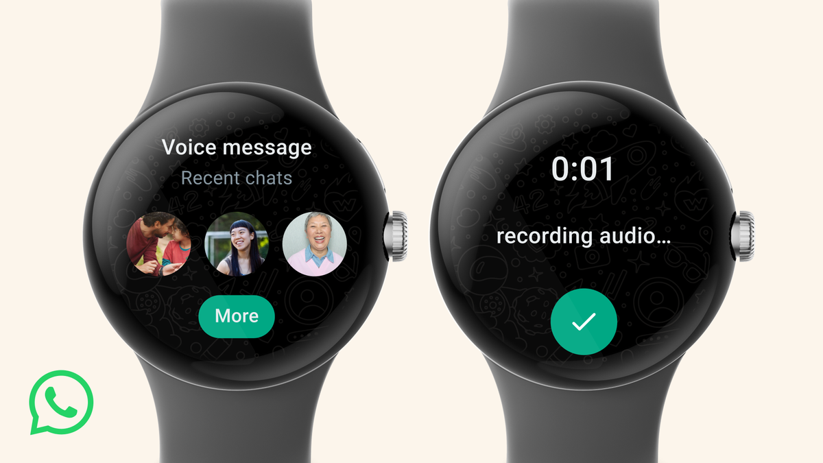The official WhatsApp app is now available on smartwatches that support Wear OS3 (WhatsApp)