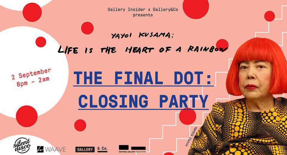 (Photo: Yayoi Kusama Closing – The Final Dot / Facebook)