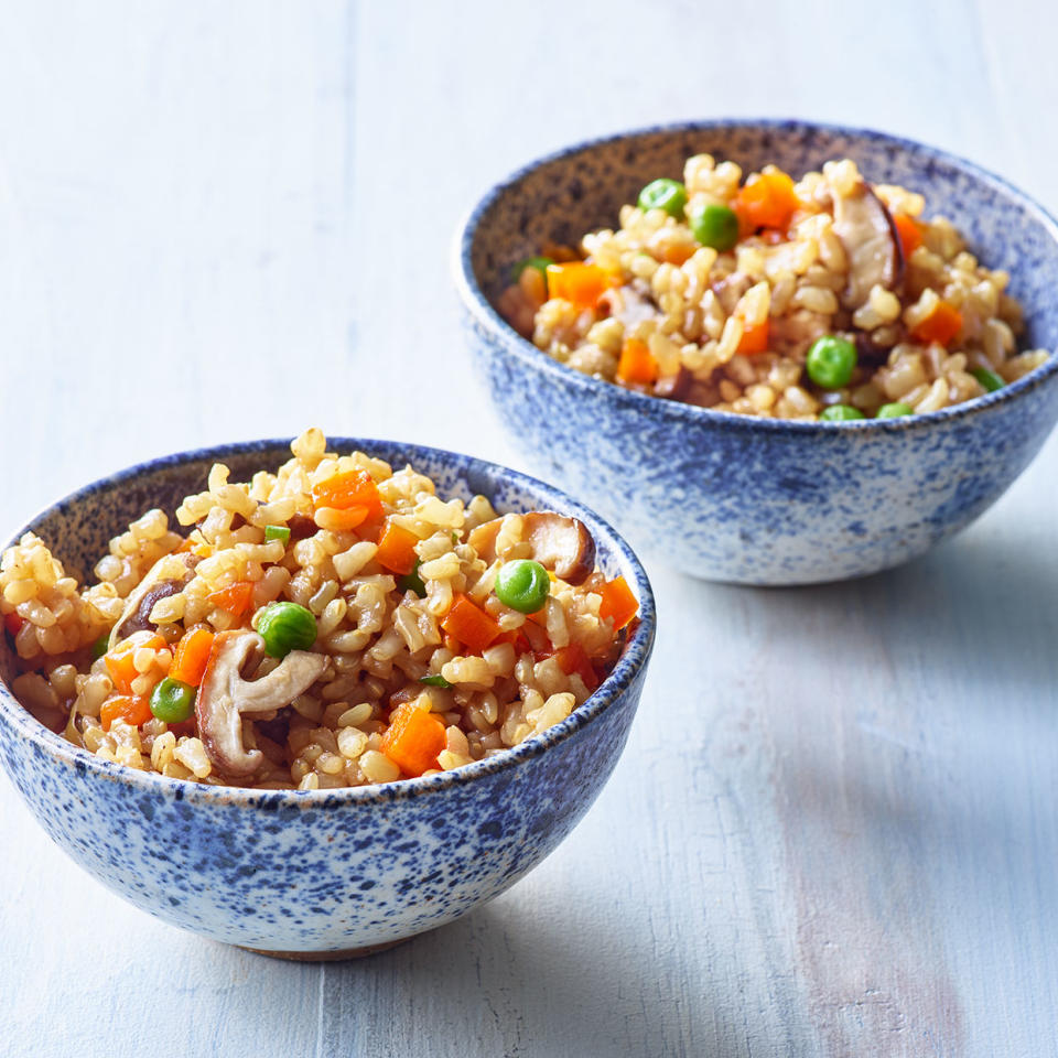 Japanese Shiitake & Vegetable Rice (Takikomi Gohan)