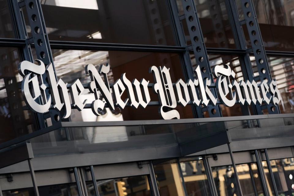 The New York Times says it is seeking to ‘reaffirm a foundational principle of American law’ (Copyright 2021 The Associated Press. All rights reserved)